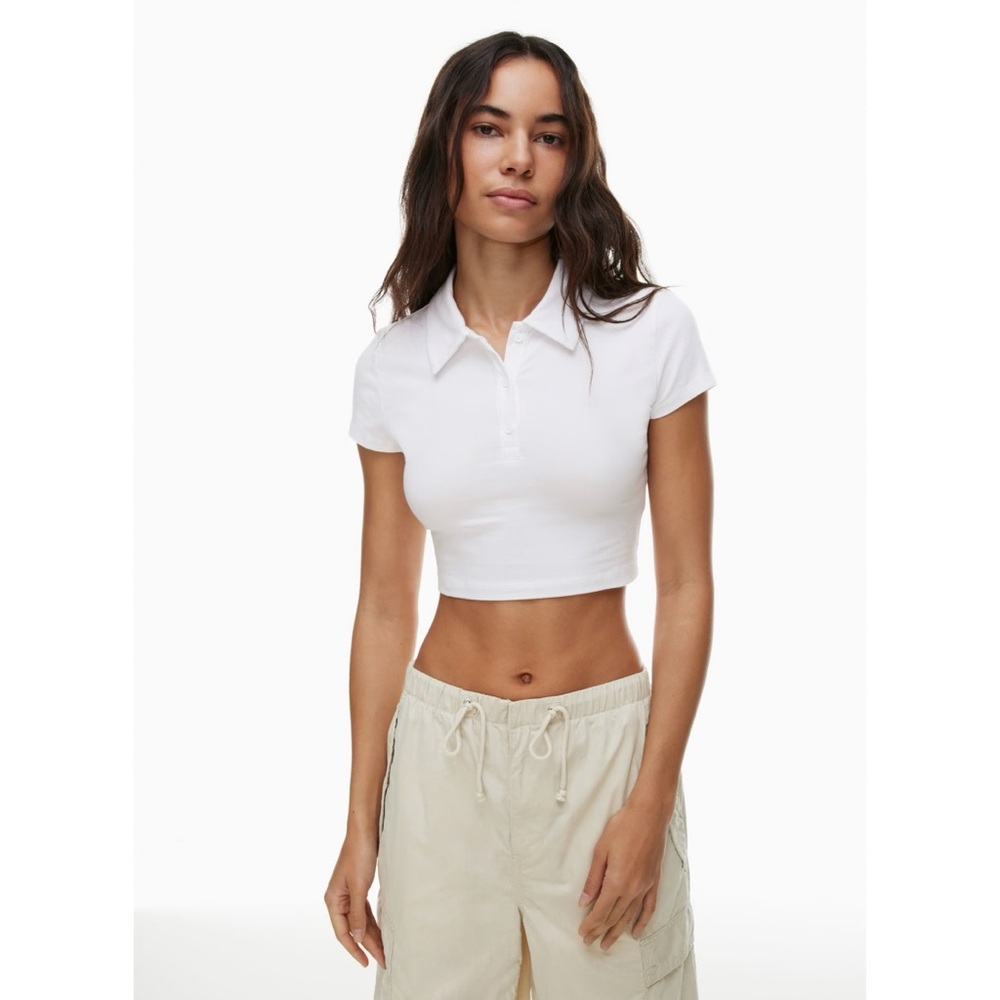 NWT Aritzia TNA Chill Match Polo Top
